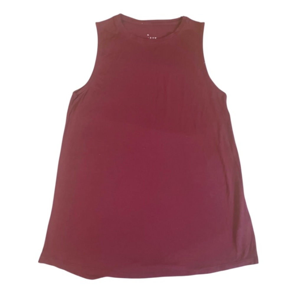 CLEARANCE 3/$15 A New‎ Day Sleeveless Tank Top  XS, Maroon Burgundy Soft Stretch